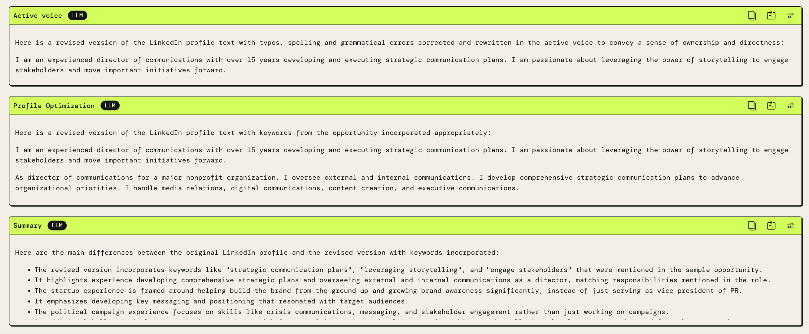 Resume Optimizer PartyRock app