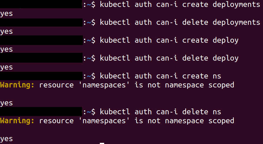 Cluster Access Verification