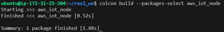 Select package required for build