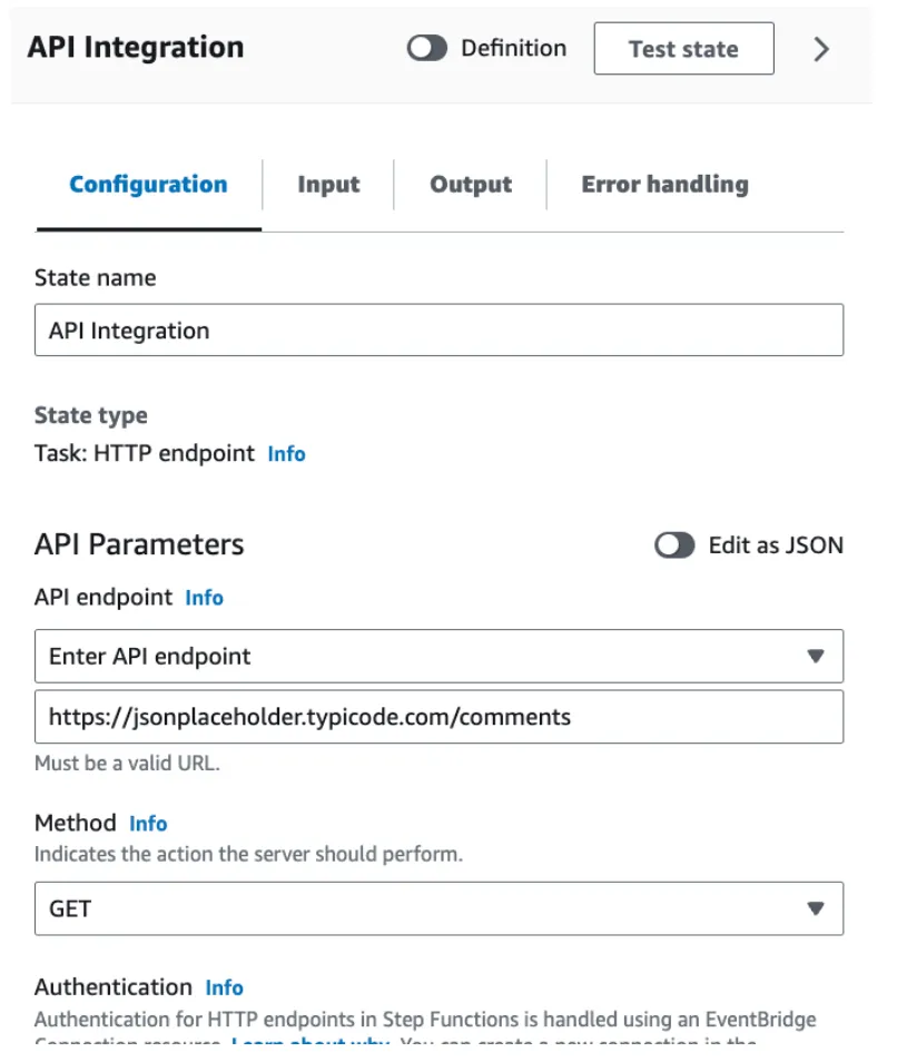 API Integration Configuration