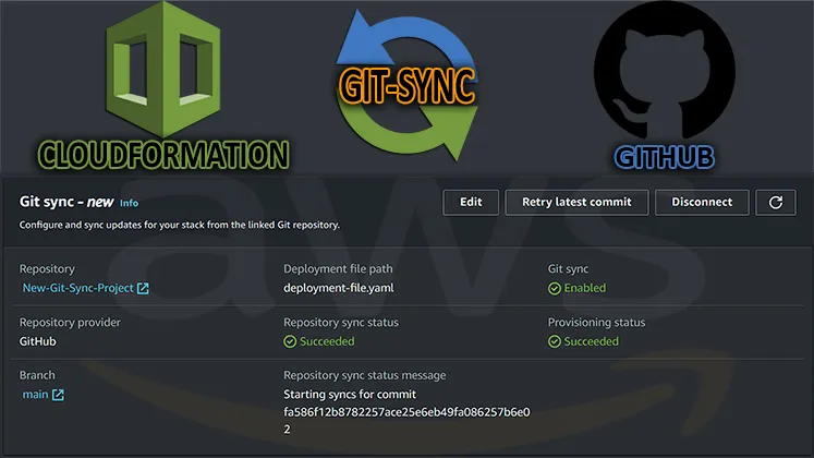 Automating CloudFormation Deployments with Git sync & GitHub Actions