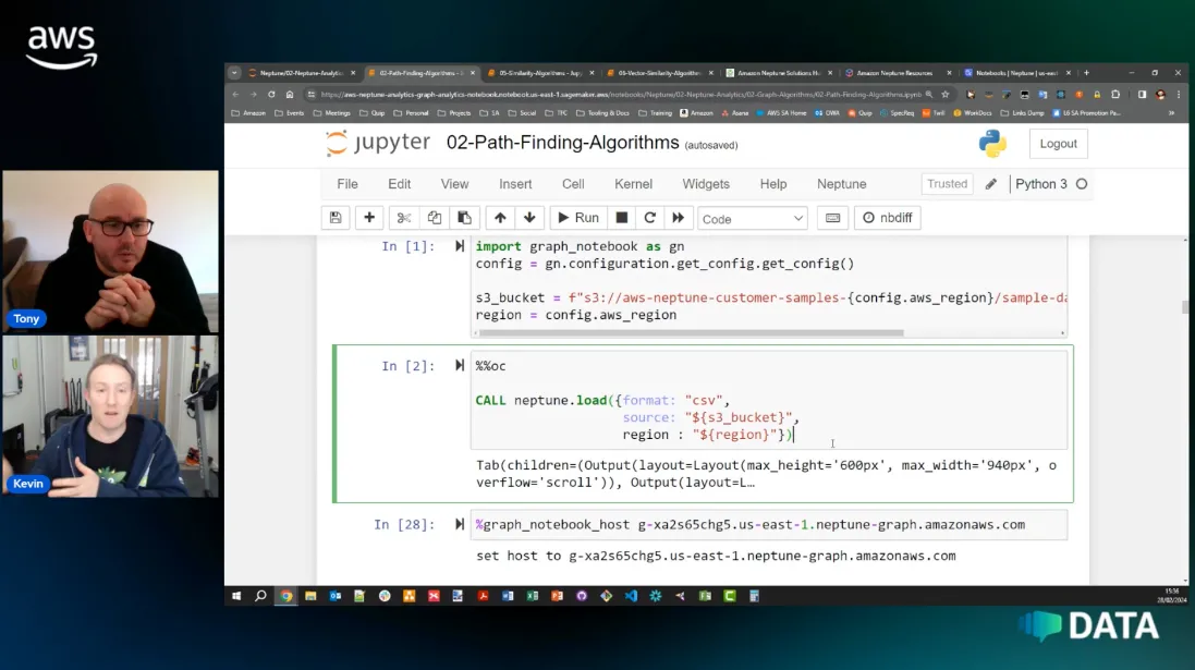 Graph Algorithms and Vectors with Neptune Analytics | S02 EP08 | Lets Talk About Data