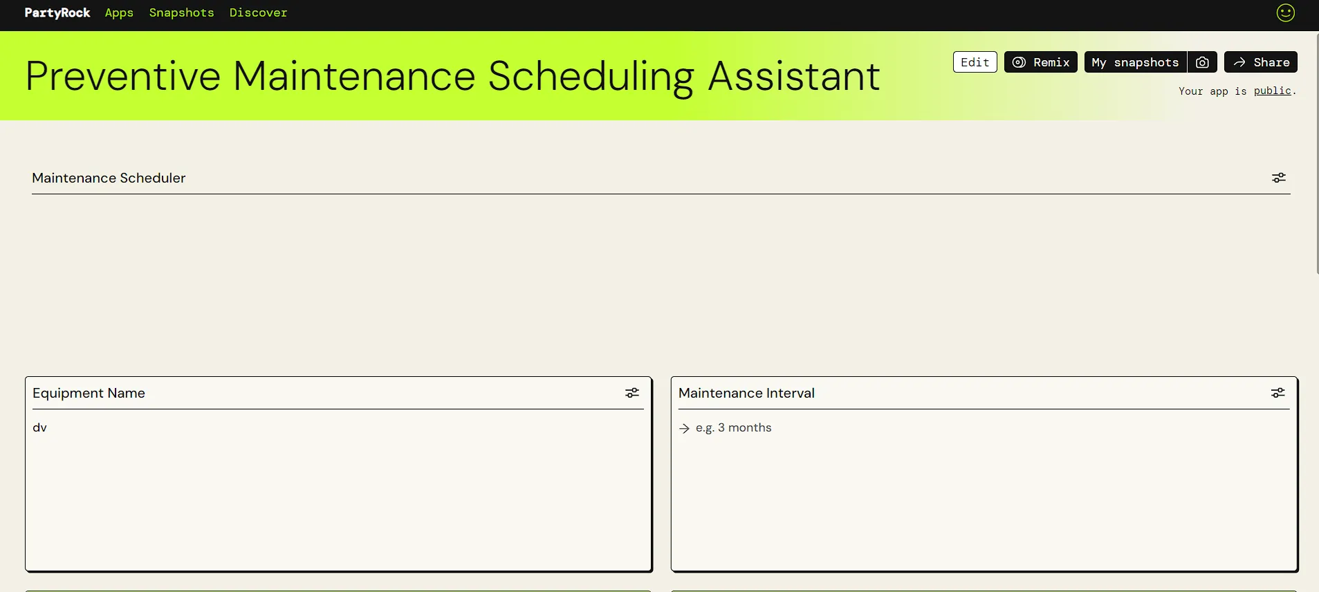 PREVENTIVE MAINTENCE SCHEDULING USING AI AND IOT