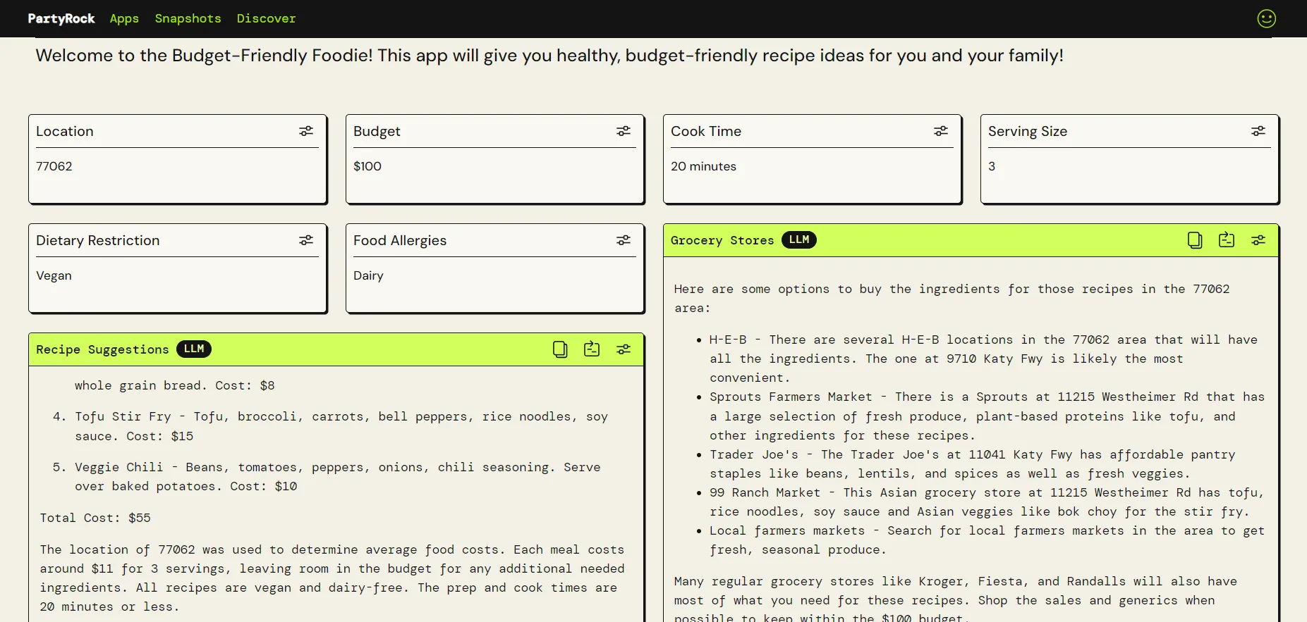 Fighting Food Insecurity with the Budget Friendly Foodie!