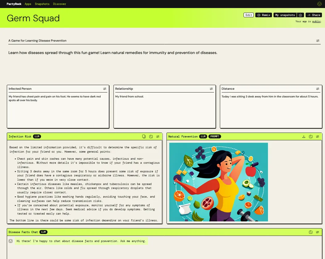 Unveiling Germ Squad - Empowering Children Through Interactive Disease Education