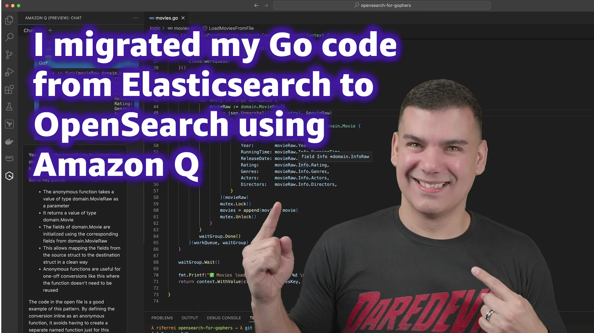 Goodbye Elasticsearch, Hello OpenSearch: A Golang Developer's Journey with Amazon Q (Lessons Learned)