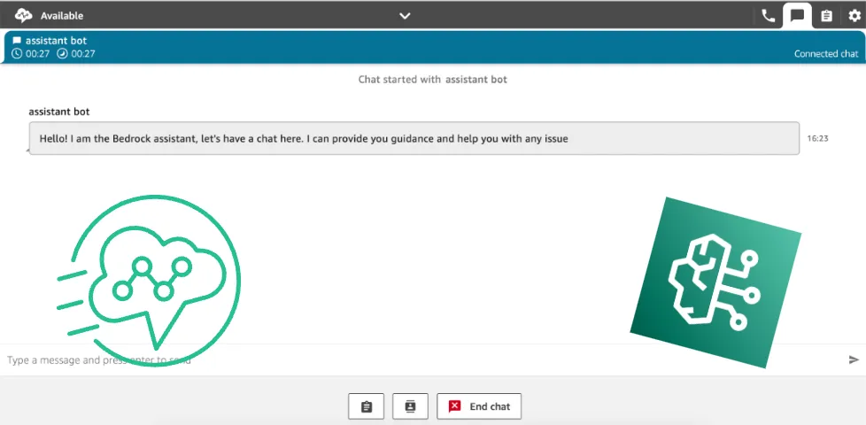 Chat with Bedrock in the Amazon Connect contact control panel 🎧 🤖