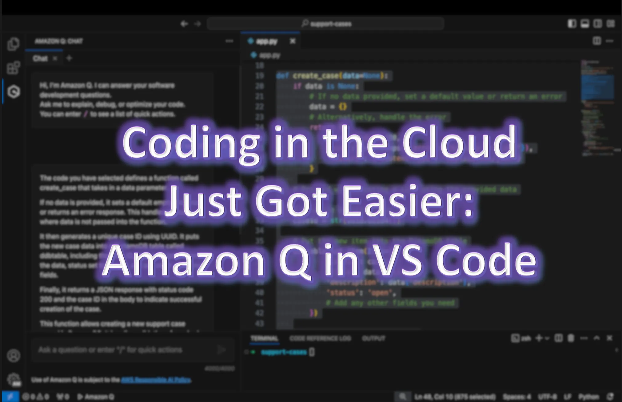 Getting started with Amazon Q Developer in Visual Studio Code