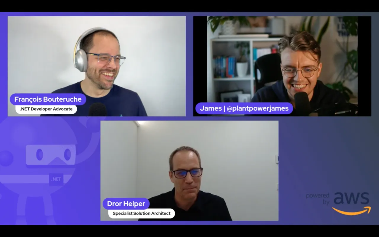 The .NET on AWS Show, Featuring Dror Helper!