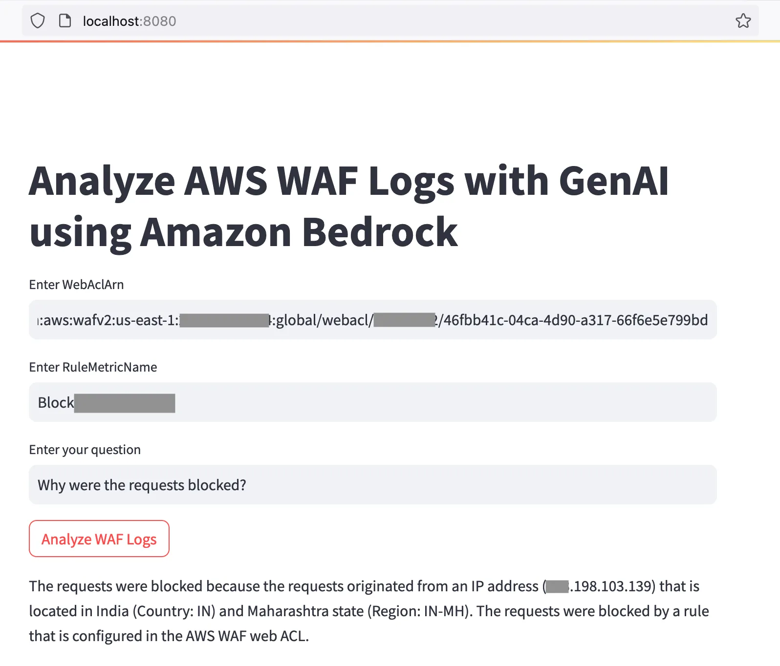 AWS | Community | Simplify analyzing AWS WAF rules with GenAI using ...