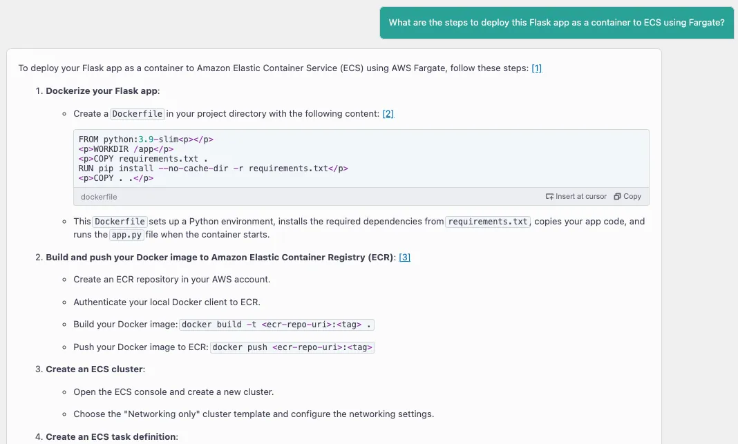 A practical approach to using generative AI in the SDLC