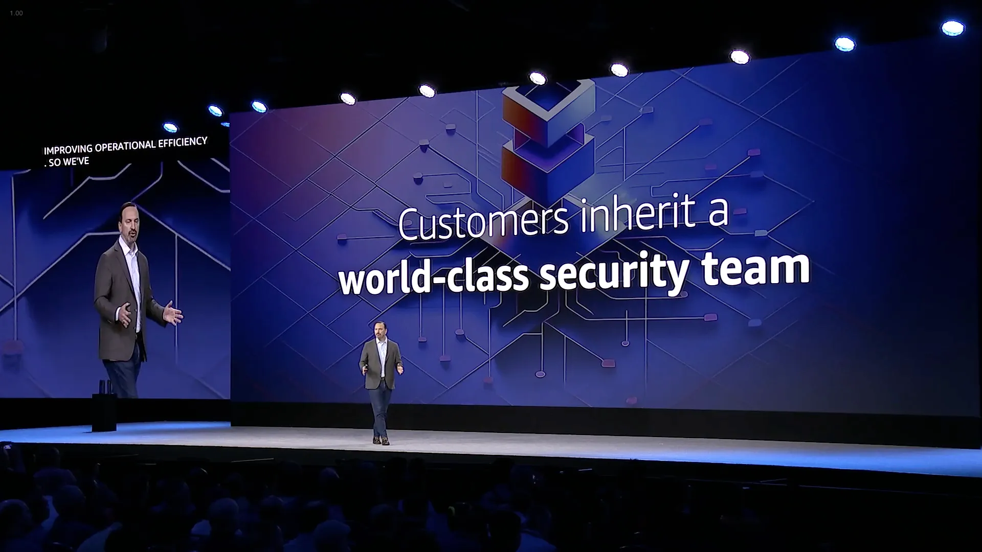 Beauty of cloud: customers inherit a world-class security team.