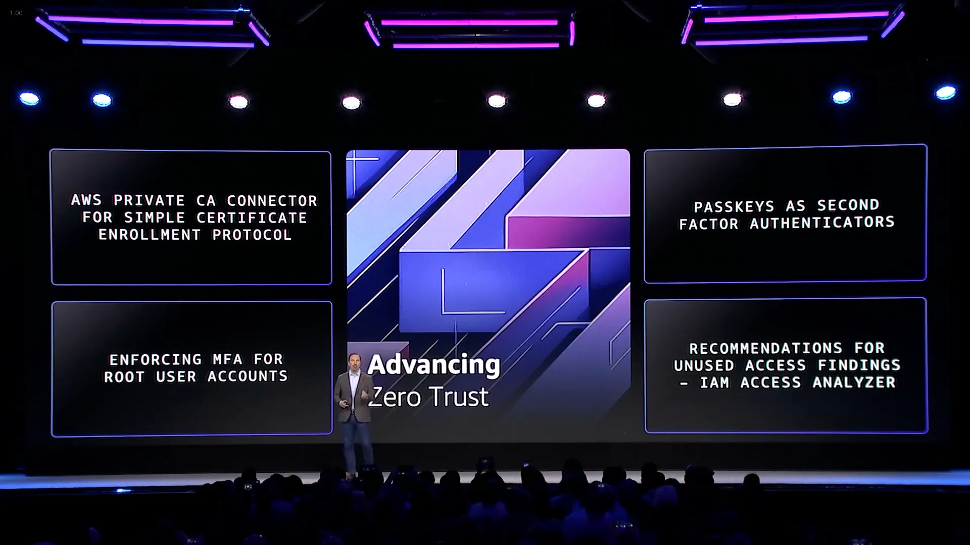 Advancing zero trust architectures with newest announcements from AWS re:Inforce 2024.