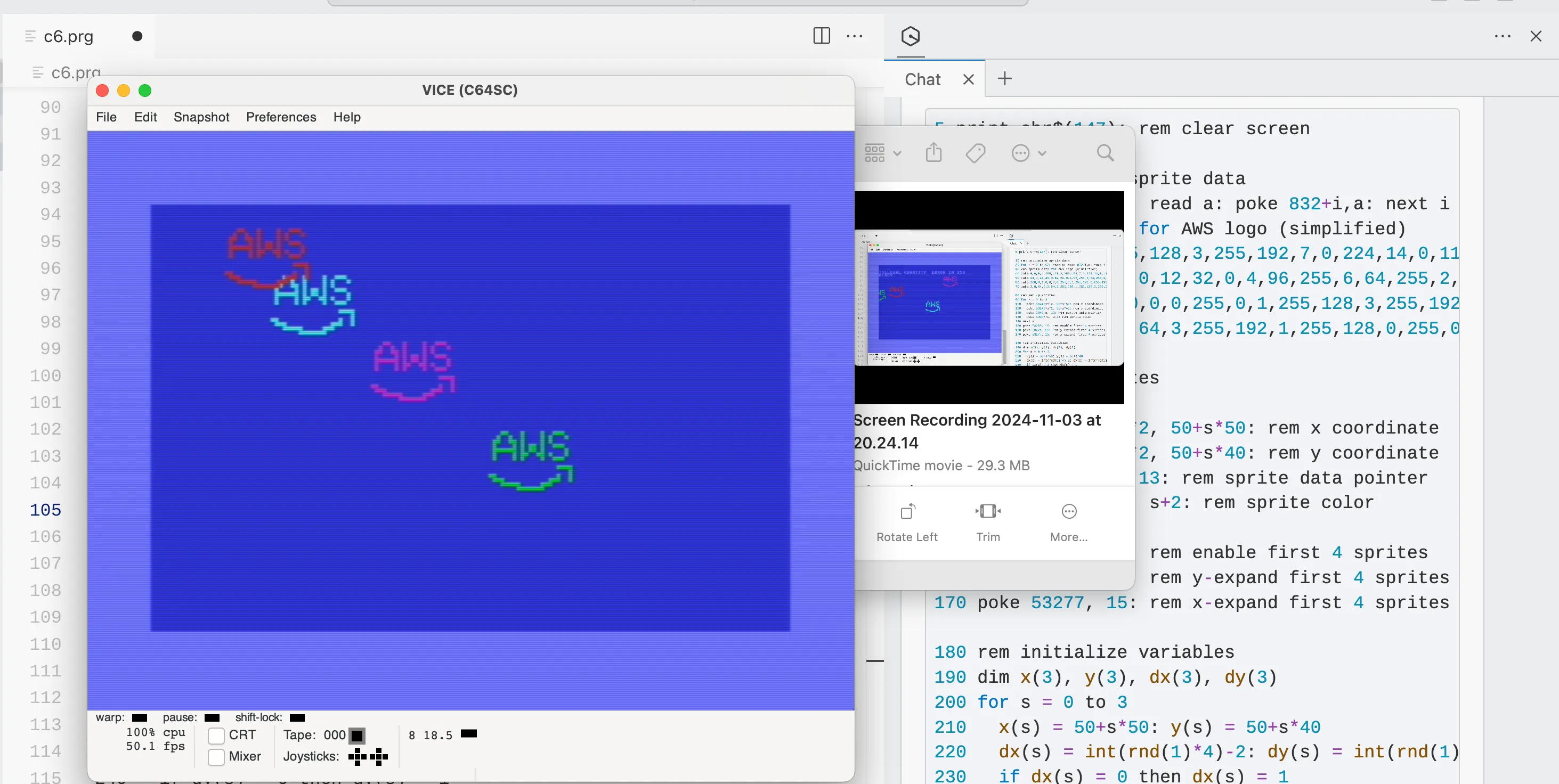 Back to the future: Writing 6502 assembler with Amazon Q Developer